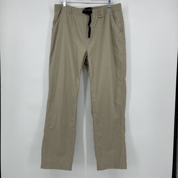 Gramicci Pants Men Size 31 Beige Stretch Climbing Hiking Jogging Comfort Light - Picture 1 of 16